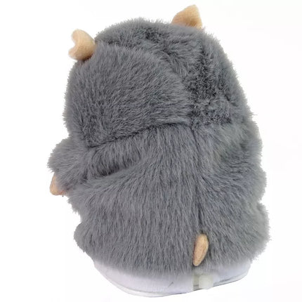 Interaktyvus kalbantis žiurkėnas rudas pliušinis žaislas, kartojantis žodžius