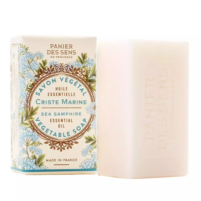 Panier Des Sens Jūros druskos augalinis muilas su eteriniu aliejumi 150g