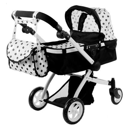 Lėlių vežimėlis Alice, universalus, 2 viename