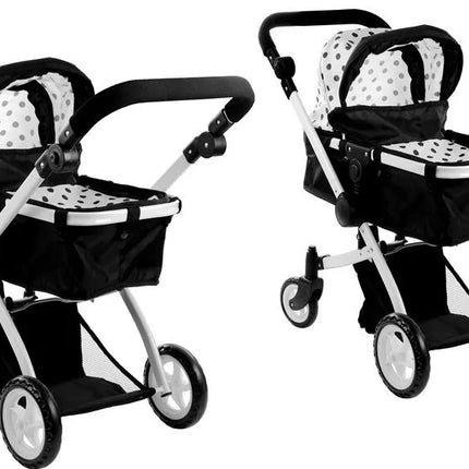 Lėlių vežimėlis Alice, universalus, 2 viename