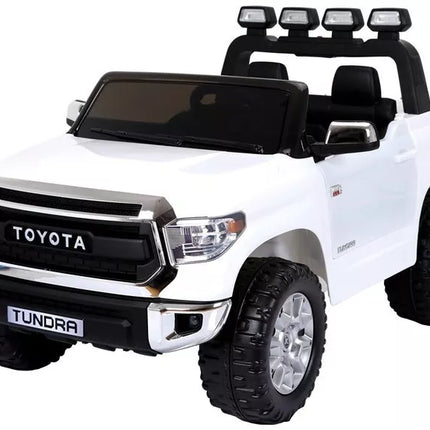 Toyota Tundra White - vaikiškas elektromobilis