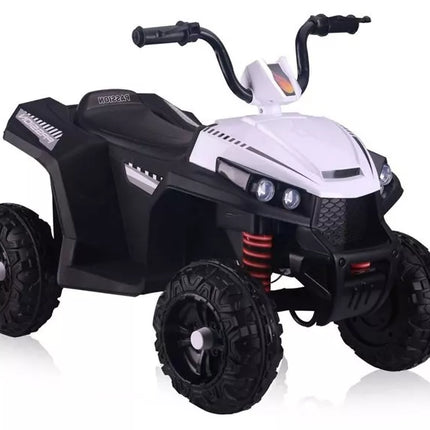 S601 Baltas - Elektrinis Važiuojamas Keturratis