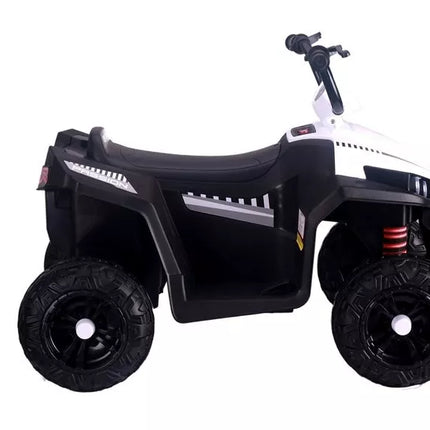 S601 Baltas - Elektrinis Važiuojamas Keturratis