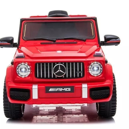 Mercedes G63 AMG elektromobilis – raudonas