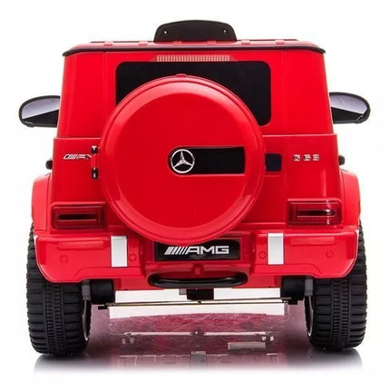 Mercedes G63 AMG elektromobilis – raudonas