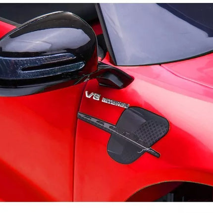 Mercedes GTR elektromobilis vaikams – raudonas