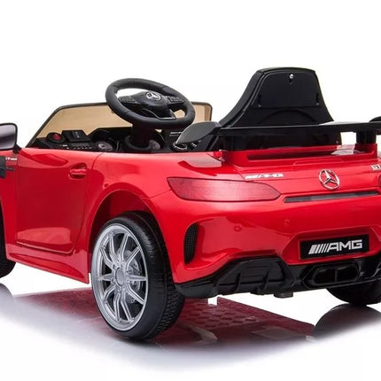Mercedes GTR elektromobilis vaikams – raudonas
