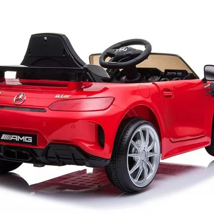 Mercedes GTR elektromobilis vaikams – raudonas