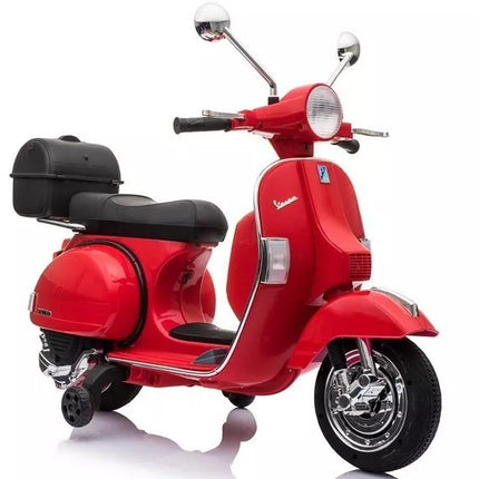 Elektrinis paspiriamasis motociklas Vespa Scooter - Raudonas