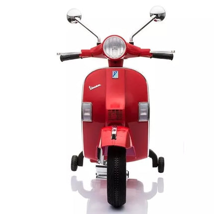 Elektrinis paspiriamasis motociklas Vespa Scooter - Raudonas