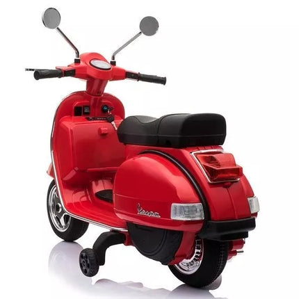 Elektrinis paspiriamasis motociklas Vespa Scooter - Raudonas