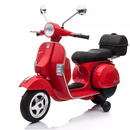 Elektrinis paspiriamasis motociklas Vespa Scooter - Raudonas