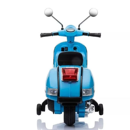 Elektrinis vaikiškas motociklas Vespa Scooter - mėlynas