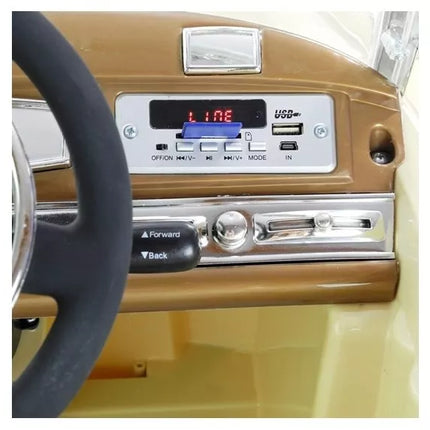 LS-618 Mercedes 300S Smėlio spalvos dažymas – Elektrinis automobilis važiavimui