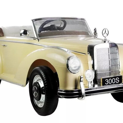 LS-618 Mercedes 300S Smėlio spalvos dažymas – Elektrinis automobilis važiavimui