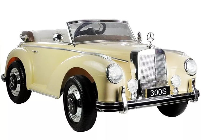 LS-618 Mercedes 300S Smėlio spalvos dažymas – Elektrinis automobilis važiavimui