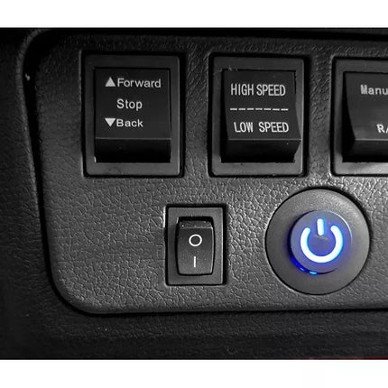 Vaikiškas elektromobilis Jeep HP012 - juodas