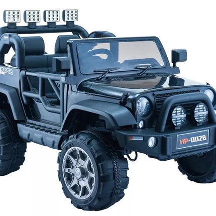 Vaikiškas elektromobilis Jeep HP012 - juodas