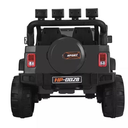 Vaikiškas elektromobilis Jeep HP012 - juodas