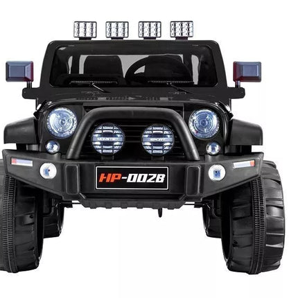 Vaikiškas elektromobilis Jeep HP012 - juodas