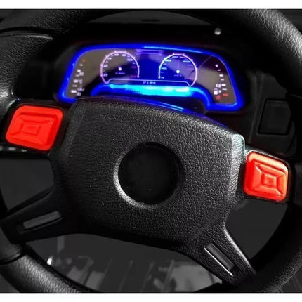 Vaikiškas elektromobilis Jeep HP012 - juodas