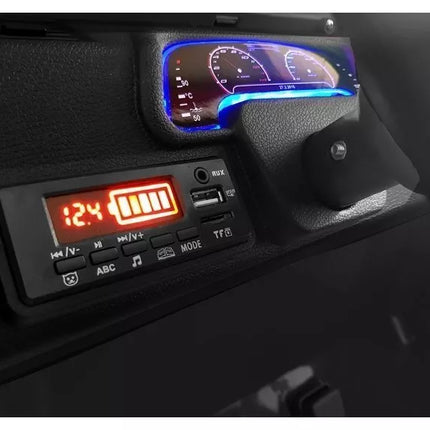 Vaikiškas elektromobilis Jeep HP012 - juodas