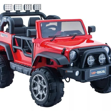 Vaikiškas elektromobilis Jeep HP012 - Raudonas