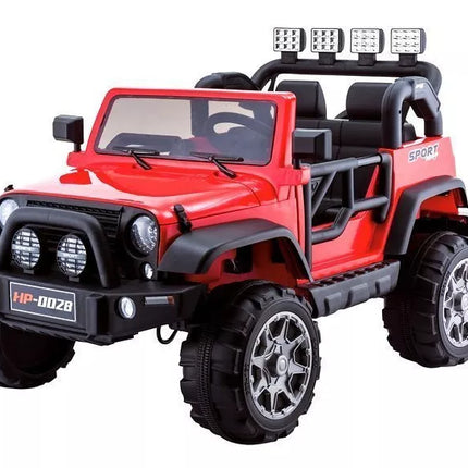 Vaikiškas elektromobilis Jeep HP012 - Raudonas