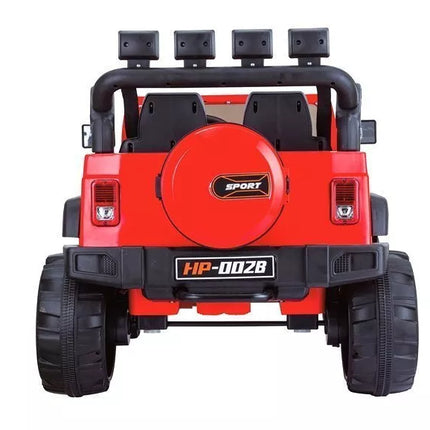 Vaikiškas elektromobilis Jeep HP012 - Raudonas
