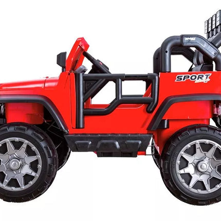 Vaikiškas elektromobilis Jeep HP012 - Raudonas