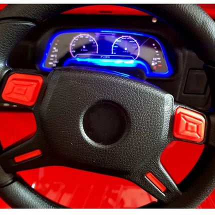 Vaikiškas elektromobilis Jeep HP012 - Raudonas