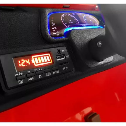 Vaikiškas elektromobilis Jeep HP012 - Raudonas