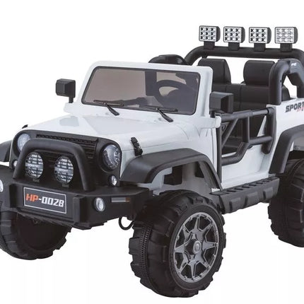Vaikiškas elektromobilis Jeep HP012 - baltas
