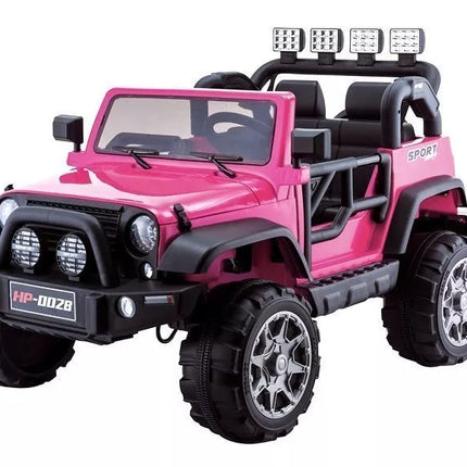 Vaikiškas elektromobilis Jeep HP012 - rožinis