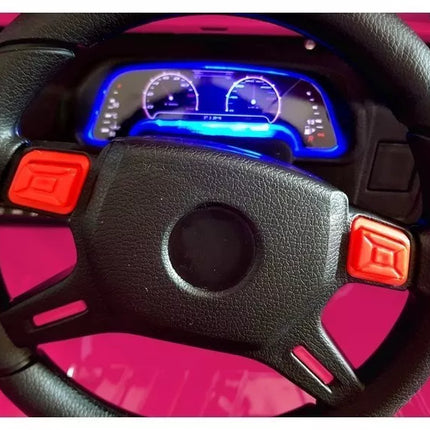 Vaikiškas elektromobilis Jeep HP012 - rožinis