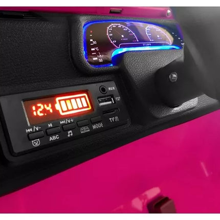 Vaikiškas elektromobilis Jeep HP012 - rožinis