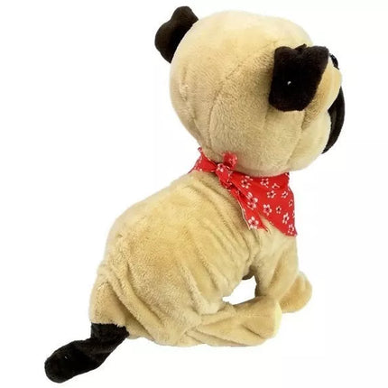 Interaktyvus šuo su pavadėliu loja vizgina uodegą sensoriai