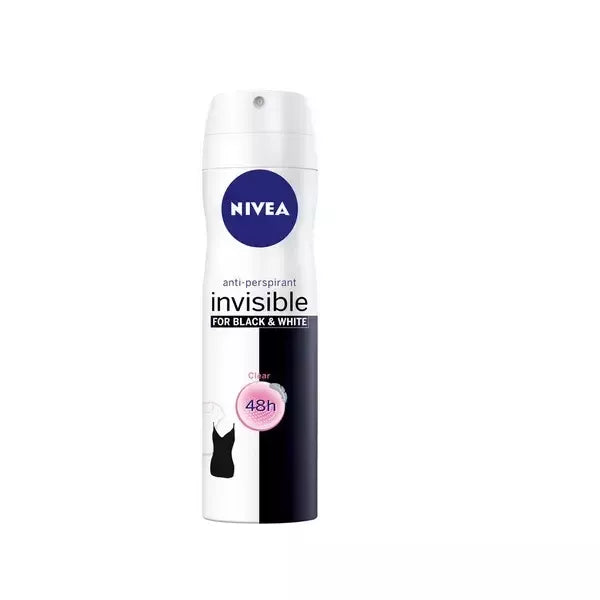 Nivea Invisible For Black And White Clear Purškiklis 200ml