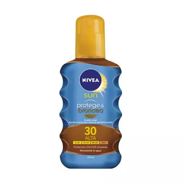 Nivea Sun Protect And Bronze įdegį skatinantis apsauginis aliejus SPF30 200ml