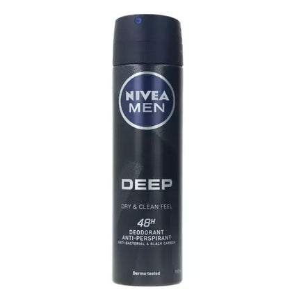 Nivea Men Deep Black Carbon Dezodorantinis purškiklis 150ml