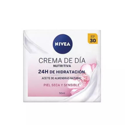Nivea Maitinamasis dieninis kremas 24 valandų drėkinimas sausai ir jautriai odai 50 ml