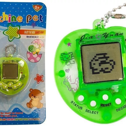 Elektroninis žaislas „Tamagotchi“ gyvūnėlis, žalias