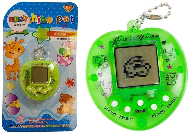Elektroninis žaislas „Tamagotchi“ gyvūnėlis, žalias