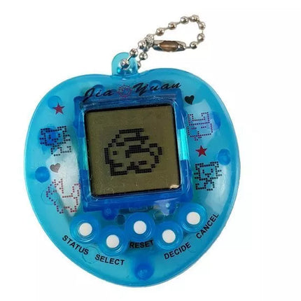 Elektroninis žaislas Tamagotchi mėlynas su trumpa grandinėle