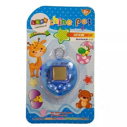 Elektroninis žaislas Tamagotchi mėlynas su trumpa grandinėle