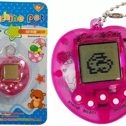 Elektroninis žaislas Tamagotchi, rožinis, su trumpa grandinėle
