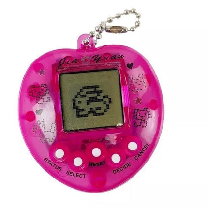 Elektroninis žaislas Tamagotchi, rožinis, su trumpa grandinėle