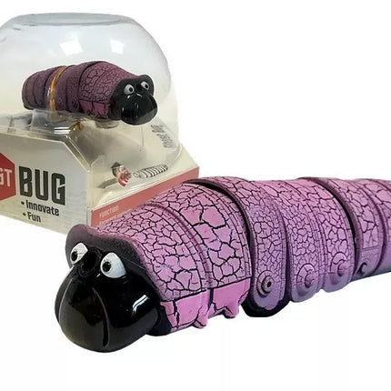 Infraraudonųjų spindulių vikšrinis robotas, vengiantis kliūčių, purpurinis