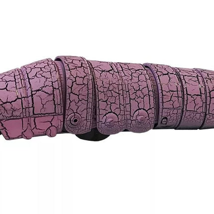 Infraraudonųjų spindulių vikšrinis robotas, vengiantis kliūčių, purpurinis