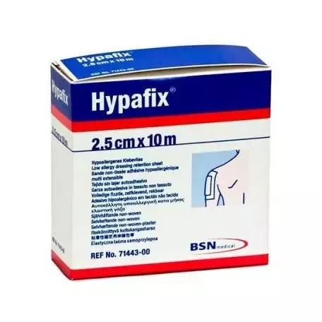 Hypafix Lipni pleistras 2,5 cm x 10 m BSN MEDICAL